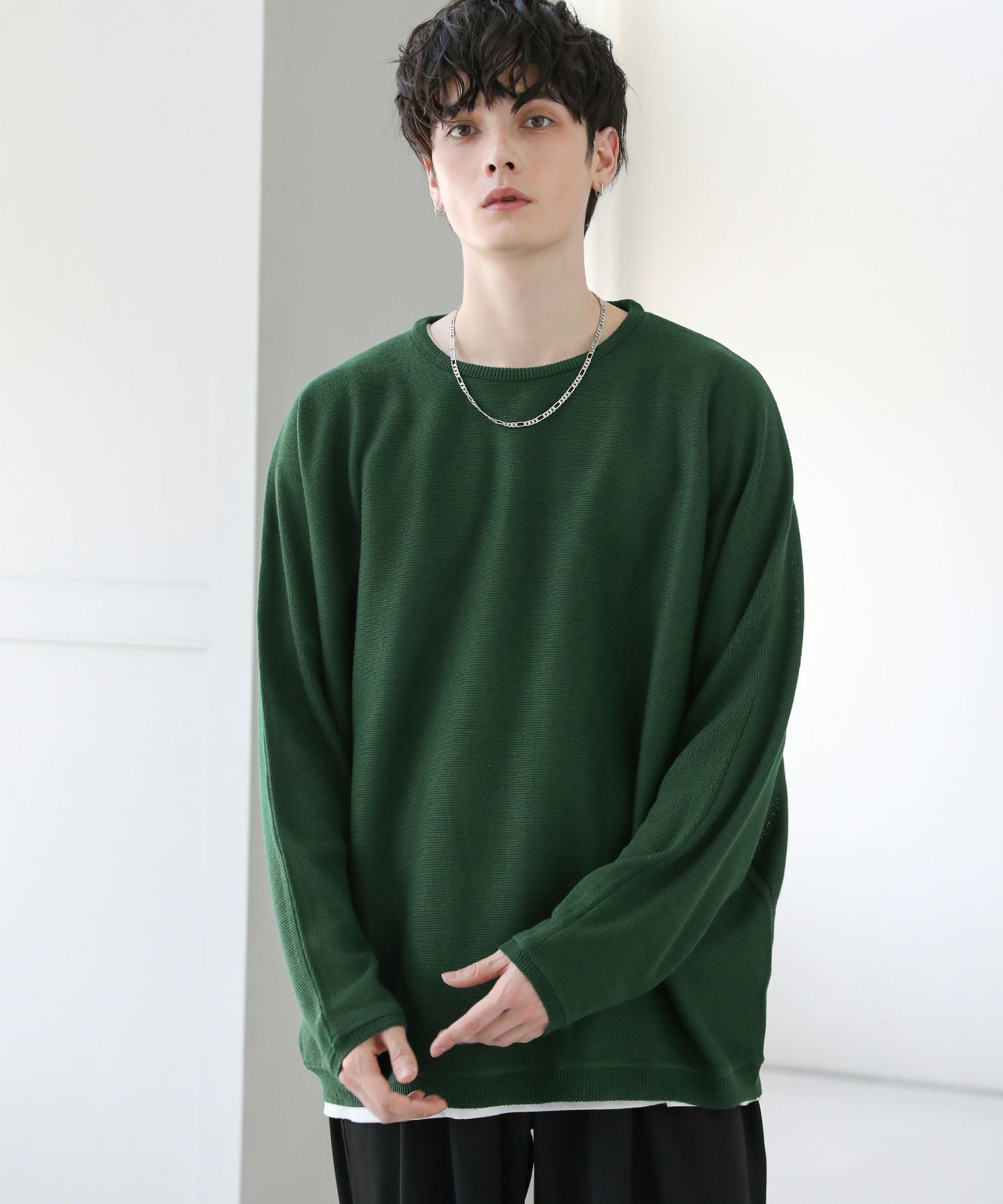 【BLACK】フレンチテリー ドルマン クルーネック BLACK】フレンチテリー ドルマン クルーネックの通販 by UNITED ARROWS