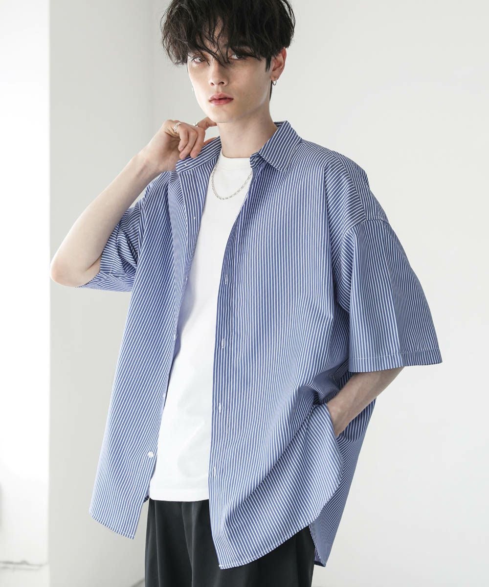 21SS Deuxieme Classe ワイドシャツ ルーズシルエット Deuxieme Classe（ドゥーズィエムクラス）の「nova ワイドシャツ