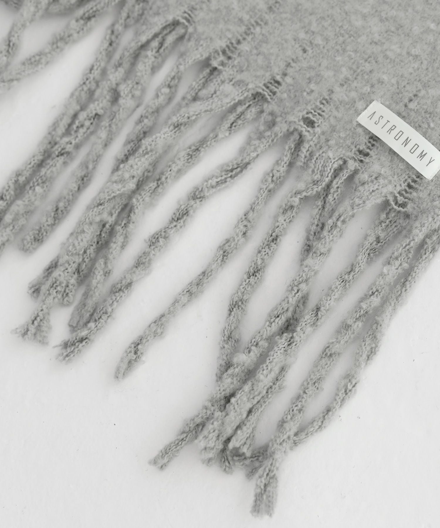 ビッグ big 23AW シャギーチェックマフラー フリンジ アルパカ ロゴ ビッグ big 23AW シャギーチェックマフラー フリンジ アルパカ ロゴ