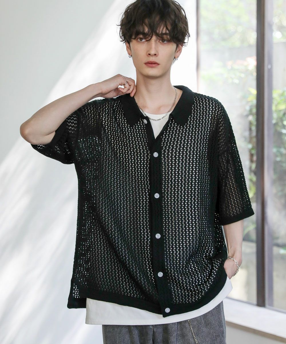 Plage 麻メッシュシャツ CLOCHE｜メッシュシャツ [[62285588]][F] | ma28 ONLINE STORE