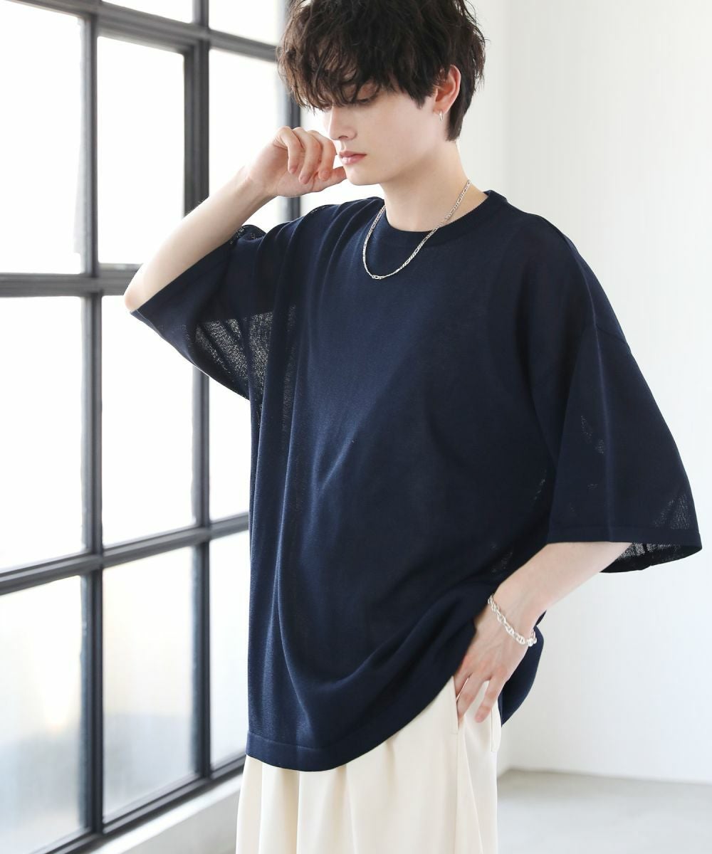 現行♡美品♡プラダ サマーニット シアー ボートネック 七分袖 42 ブラック 接触冷感シアーサマーニット | ASTRONOMY