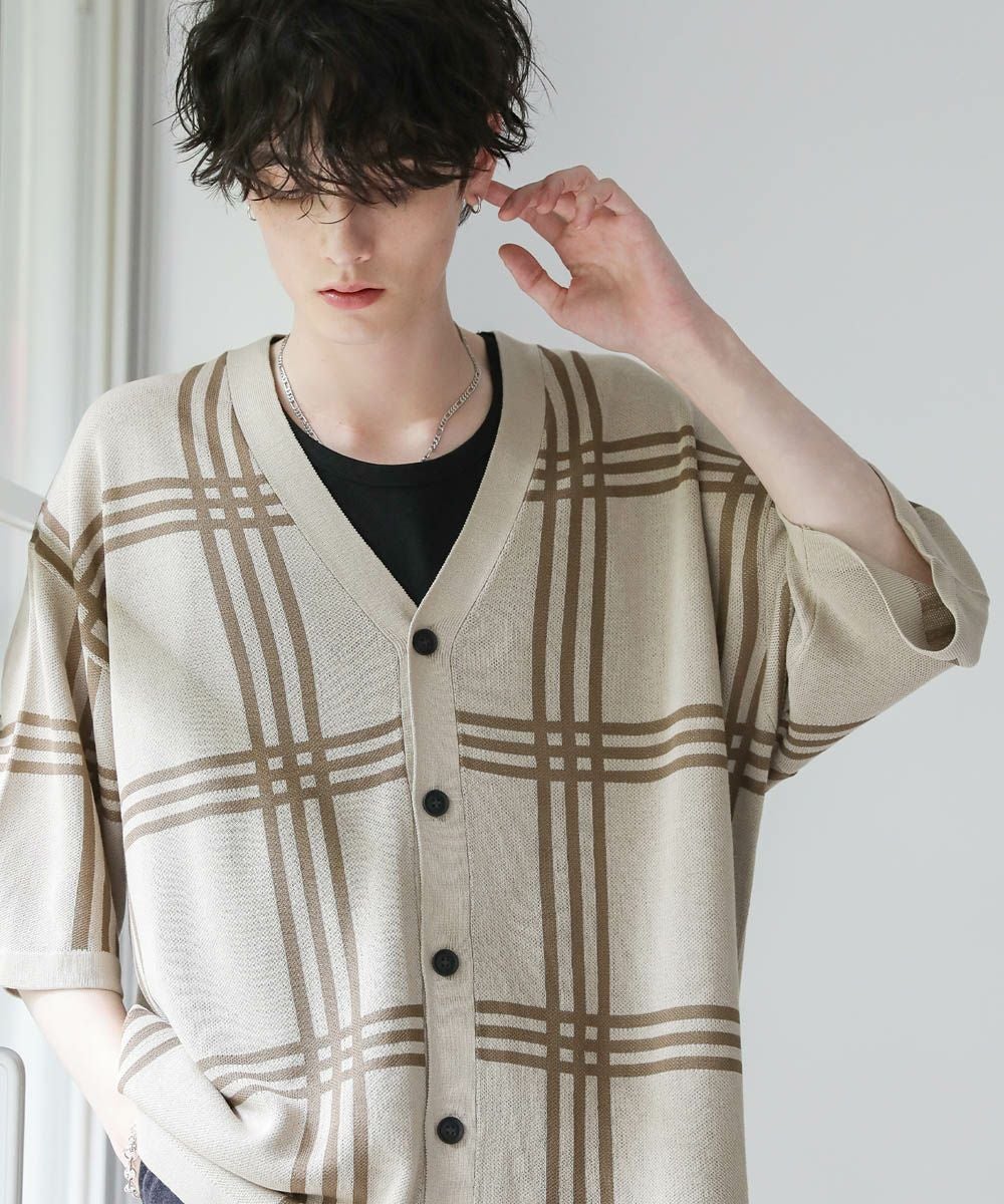 BURBERRY ホワイト 半袖ニットカーディガン サイズL ウィメンズ デザイナー ニットウェア | Burberry® 公式サイト