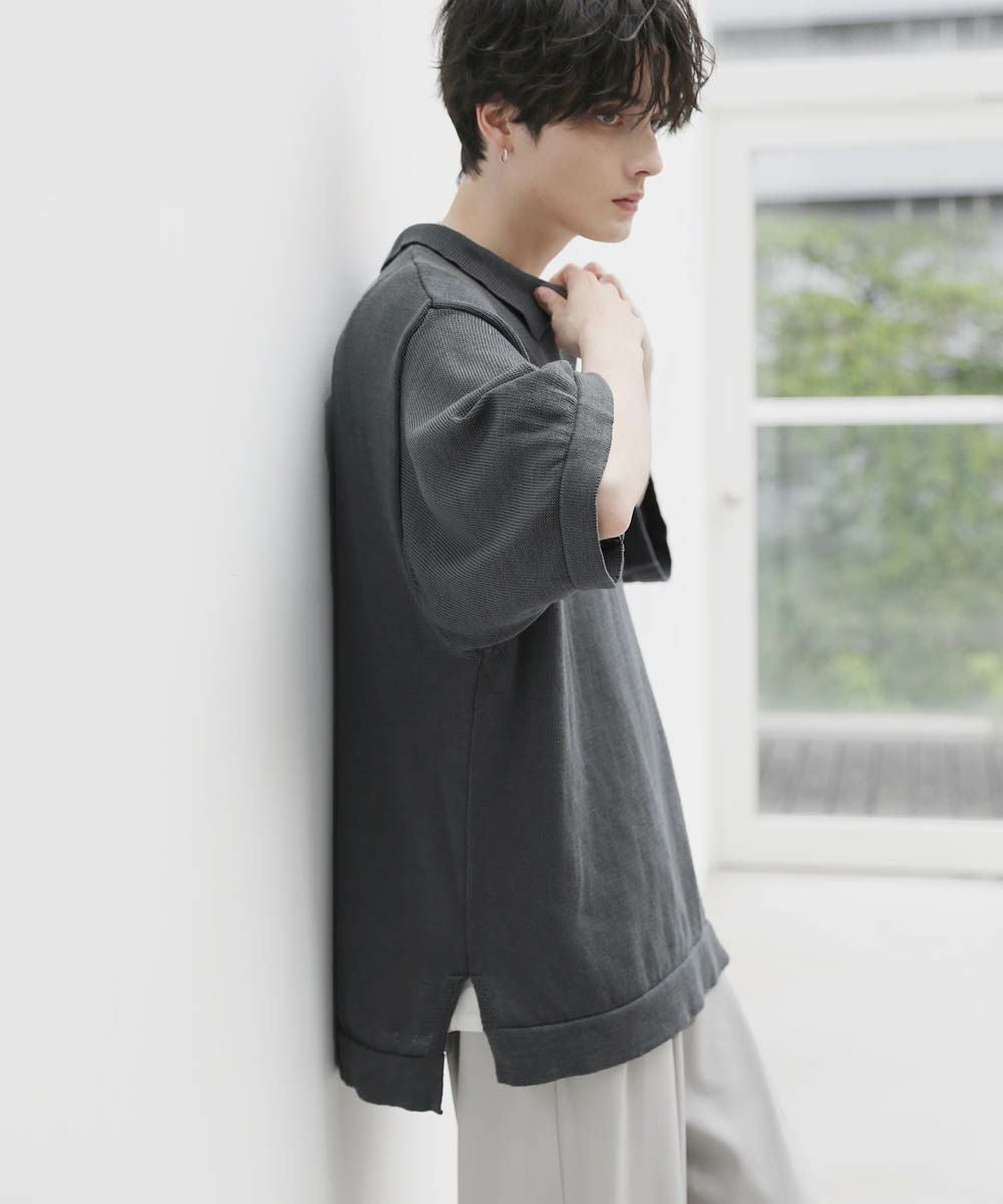 tetsu　secondlayer ニットポロシャツ tetsu secondlayer ニットポロシャツの通販 | LAMINARCASHFLOW