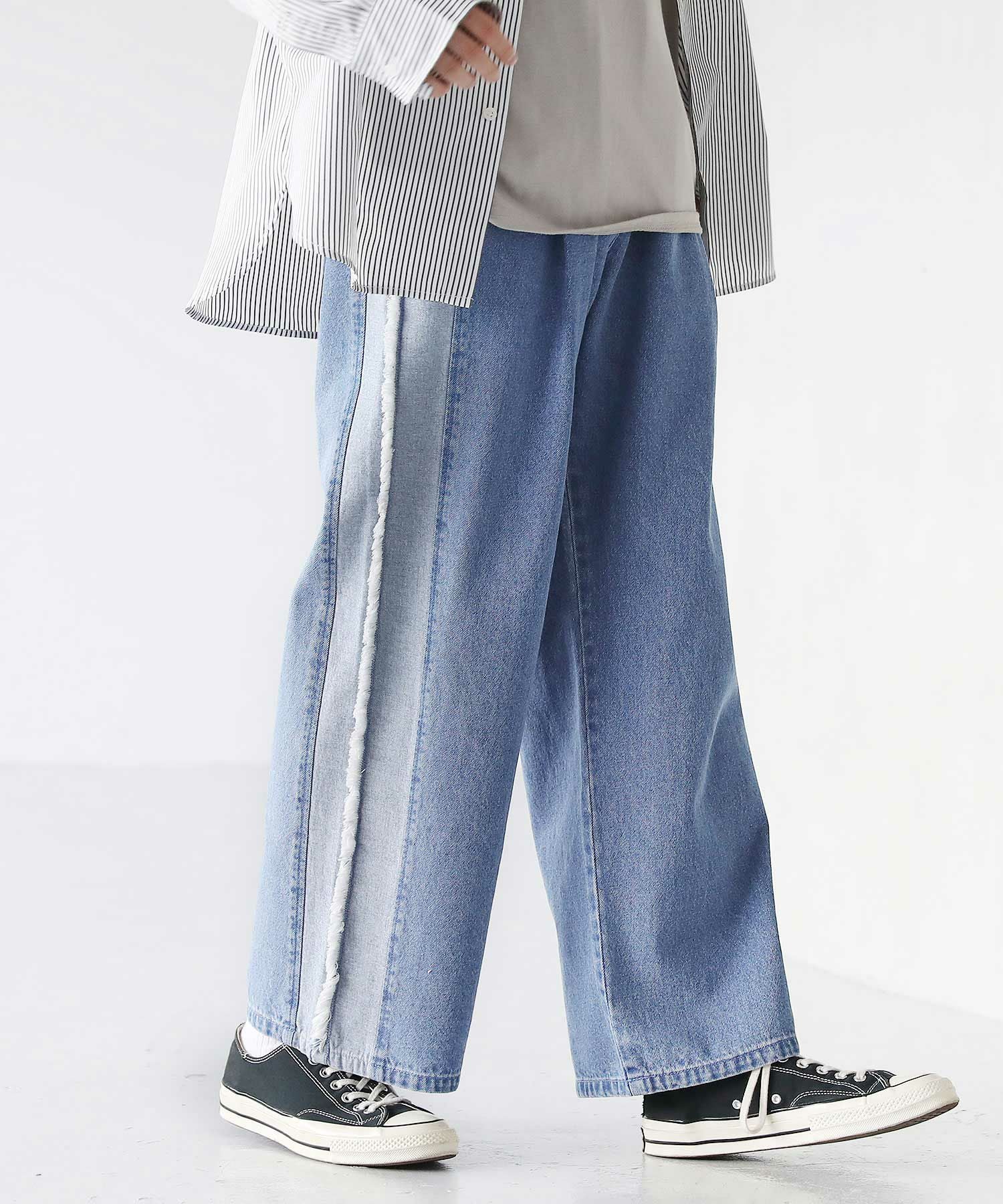 14oz Deep One TuckWide Denim Pants | ASTRONOMY