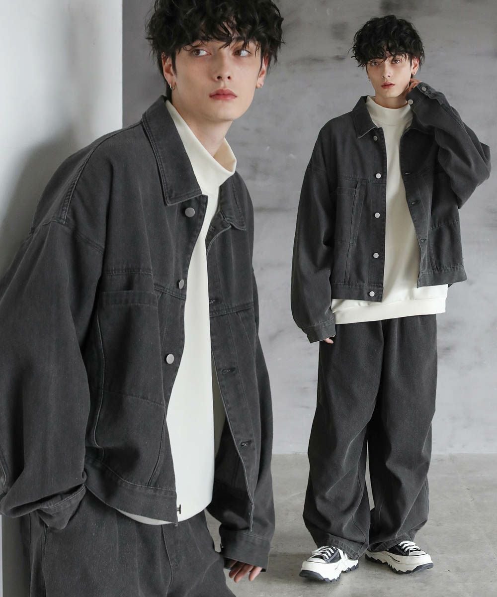 SWAGHOMIES響着用セットアップ ヴィンテージショップで、直感のままに服を重ねていく。 うまくいった