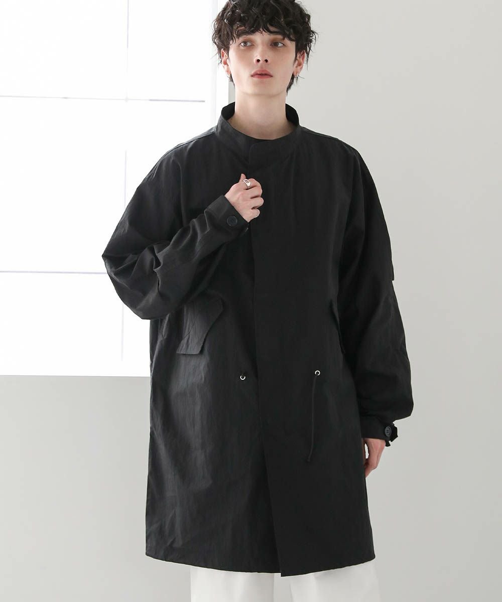 【新品】【keels】ブラック　モッズコート　オーバーサイズ 未使用！】keels オーバーサイズ モッズコート Mサイズ - メルカリ