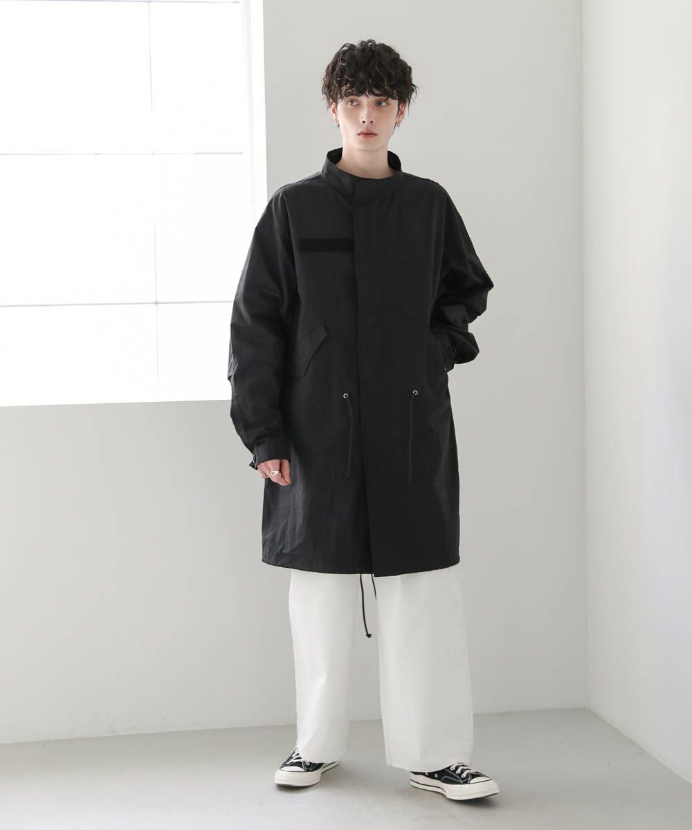 【希少LL】バーバリーロンドン ロング モッズコート ブラック Buyer's Select/オーバーサイズシルエットロングモッズコート | ASTRONOMY