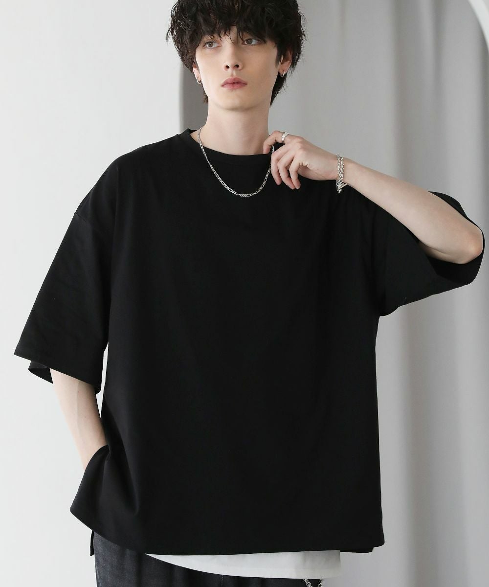 コットンミックスCOOLMAX(R)ビッグシルエットTシャツ | ASTRONOMY