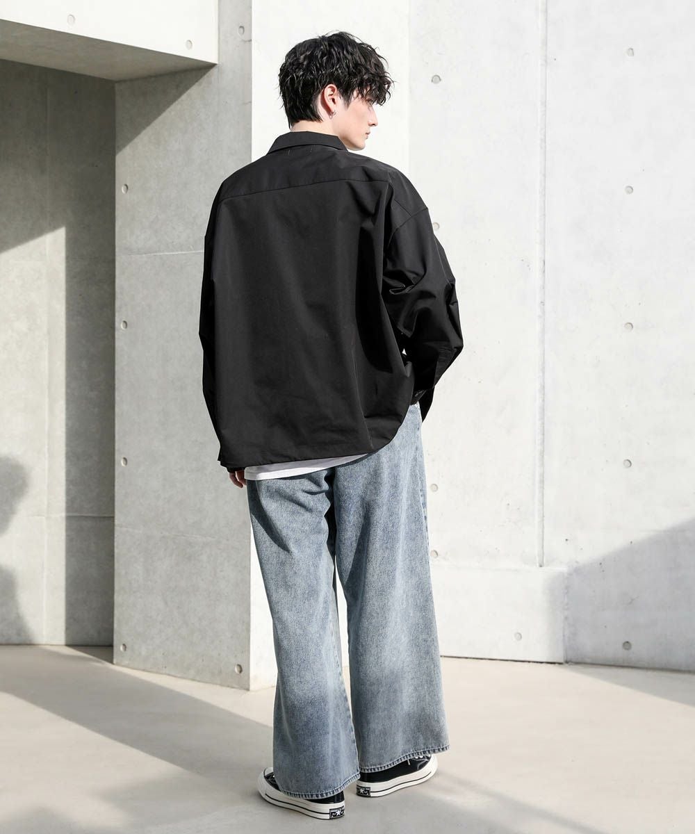 cen. 2WAYタイプライターシャツジャケット 美品】 Cen. / セン | 2023SS | 2WAYタイプライターシャツジャケット