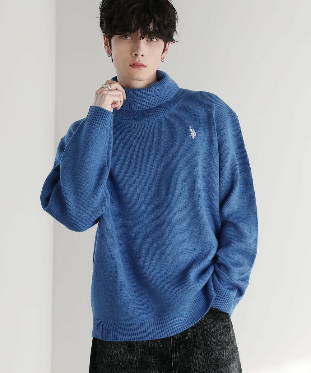 【スナイパー様】POLO タートルネックニット　Mサイズ！ U.S.POLO ASSN.別注 ルーズタートルネックニット | ASTRONOMY