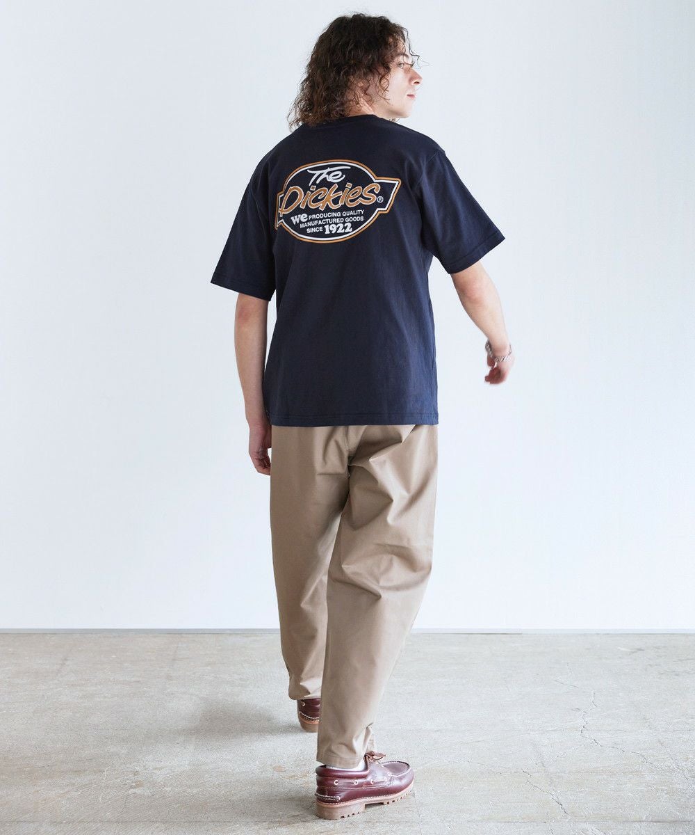 天竺バック刺繍プリントクルーネック半袖Tシャツ | ASTRONOMY