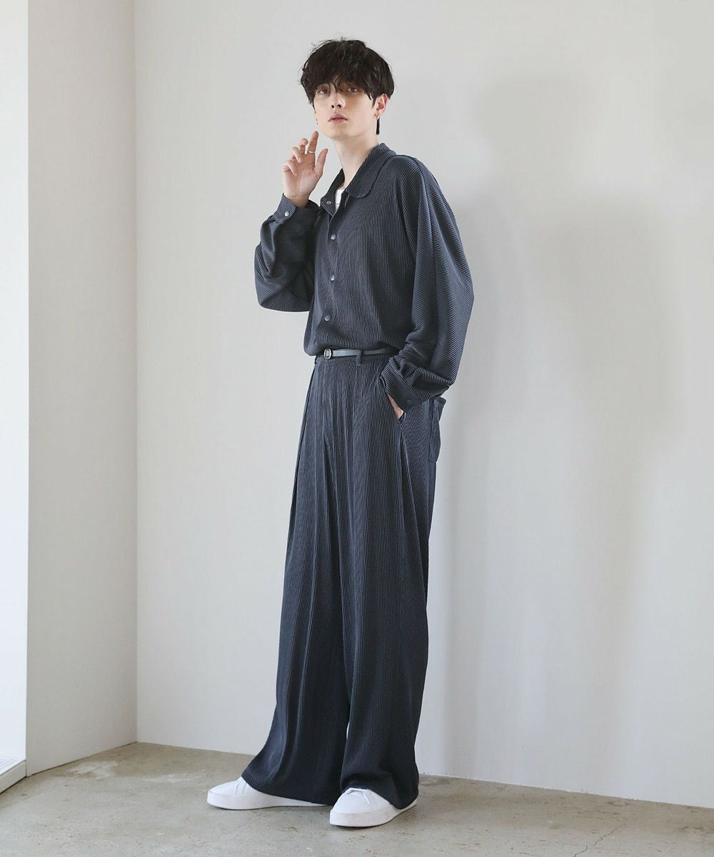 ビッグシルエットプリーツドルマンシャツ【セットアップ可能】 | ASTRONOMY
