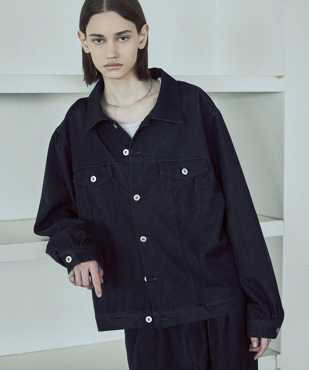 deres シークレットハートシャツジャケット　黒 deres（デレス） 23AW secret heart shirt jacket シークレットハート