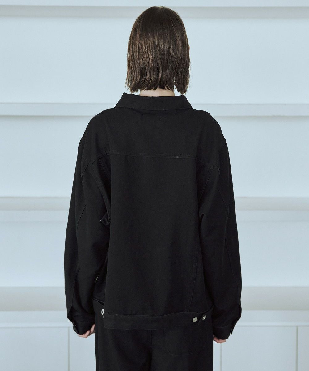 【24時間以内発送】nonnative シャツジャケット sj4301 ブラック 23AW nonnative ノンネイティブ OFFICER STAND COLLAR SHIRT NN-SJ4301