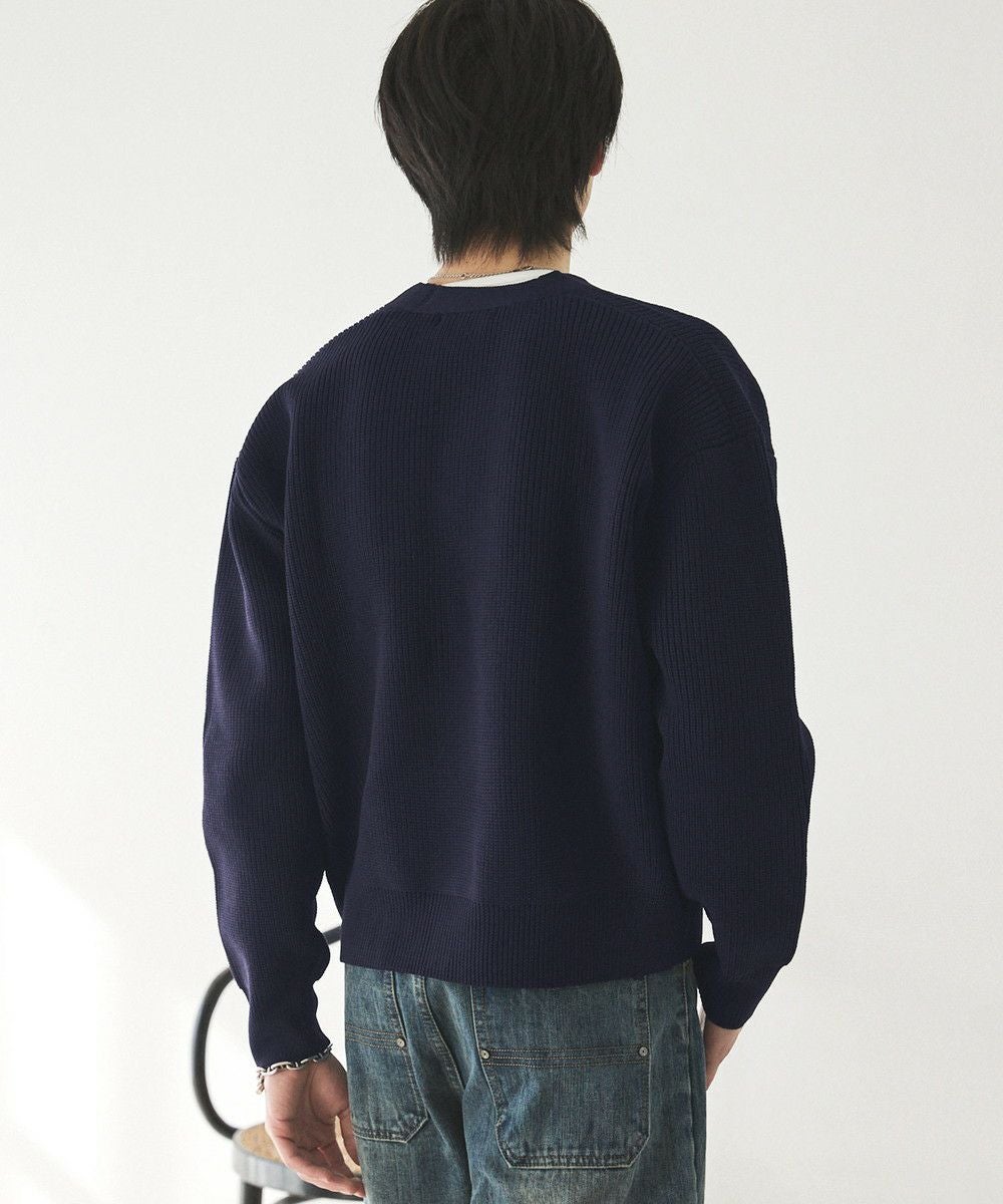 U.S. POLO ASSN./畦編みVネックカーディガン | ASTRONOMY
