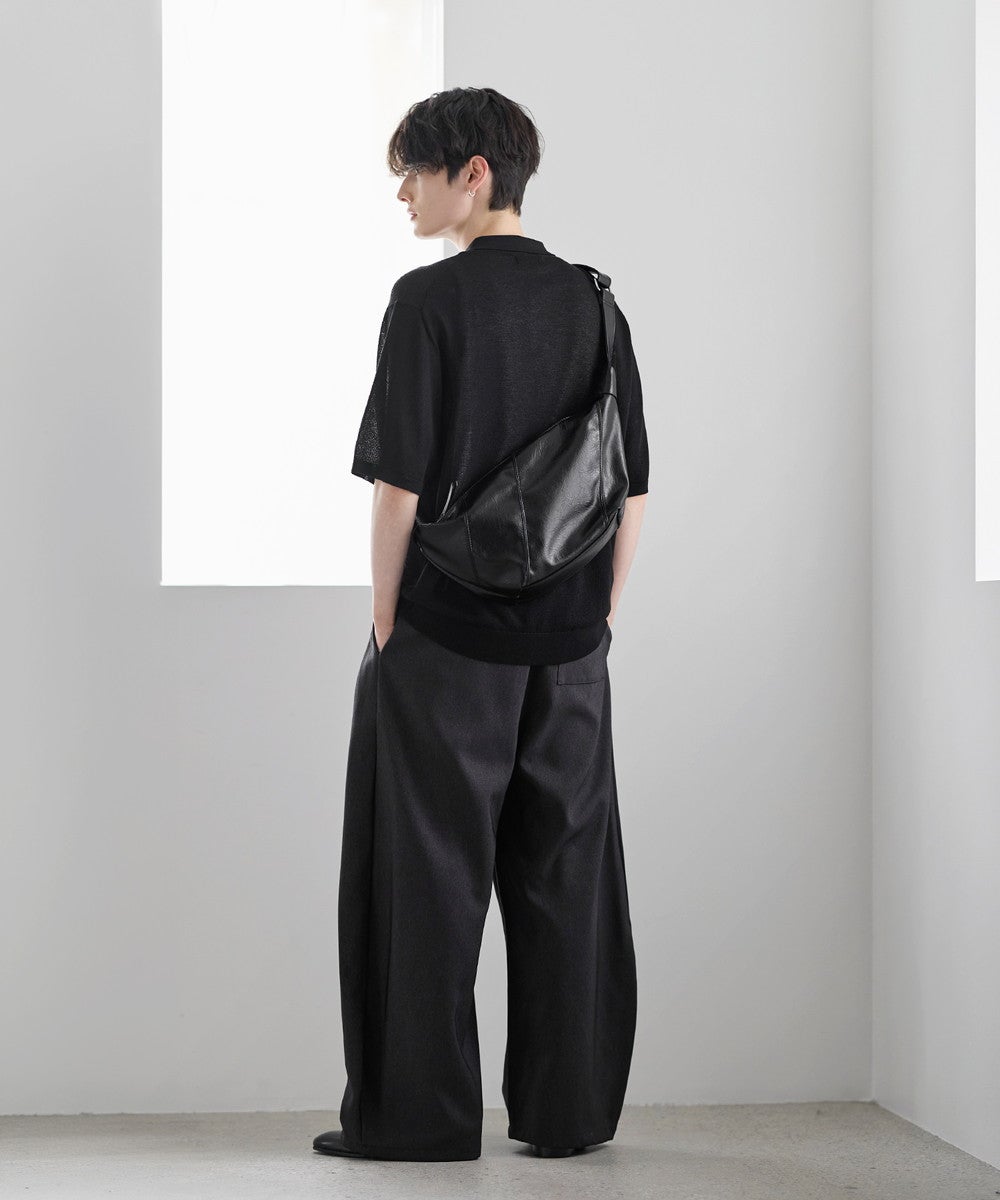 〓予約販売・5月中旬頃発送予定〓 フェイクレザー ステッチショルダー
